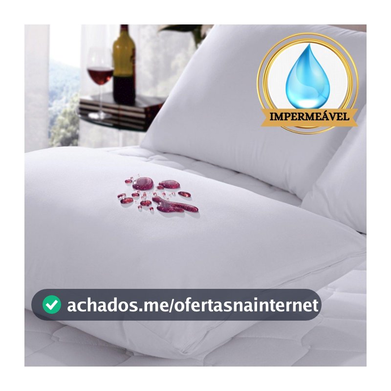 Capa De Travesseiro Protetor Impermeável Altenburg 50 x 70 com Zíper Não Faz Barulho