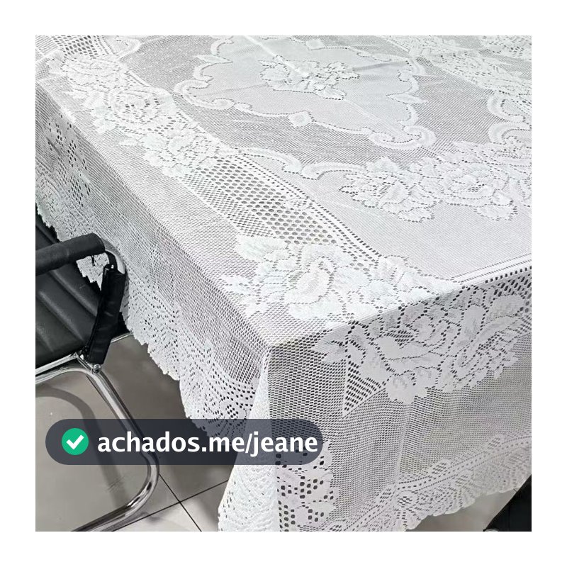 Toalha de Mesa Jacquard Luxo 6 Lugares 2,30x1,50 para Cozinha premium Várias Cores
