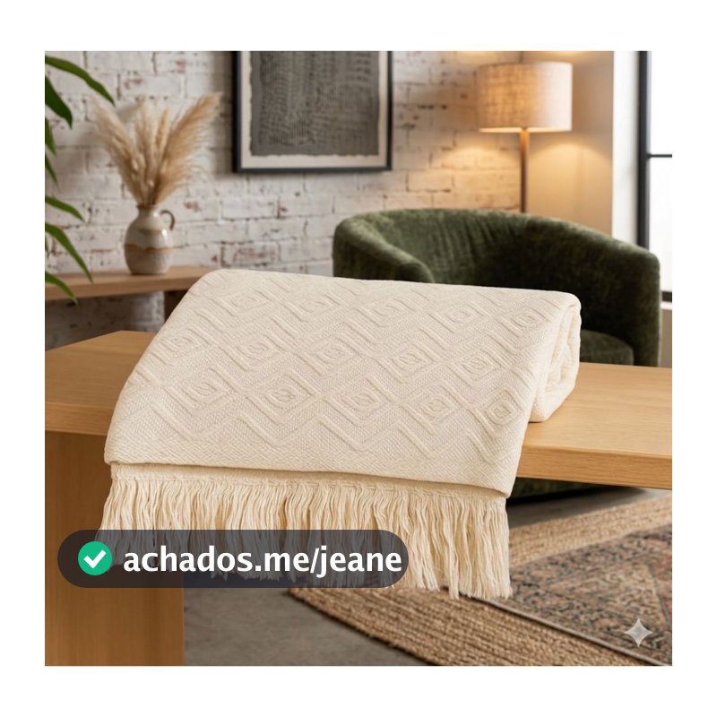 Manta Para Sofá 3,00 X 1,80 M Premium Gigante Decorativa Tambaba De Luxo Protetora Envio Imediato