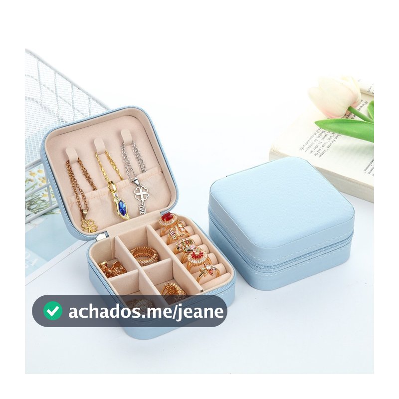Kit5-20pcs  Caixa De Joias Portátil, Bolsa De Viagem, Caixa De Armazenamento, Bolsa Para Anéis, Presente Requintado