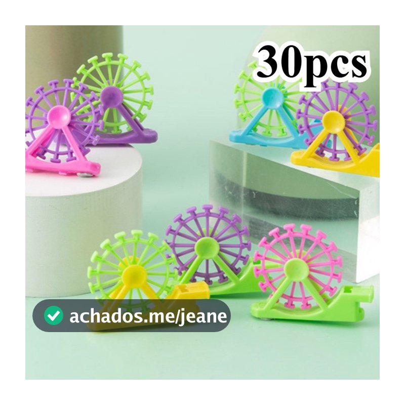 30 Peças/20/10 Apito Em Forma De Roda Gigante Criativo Pequeno Brinquedo Infantil De Plástico