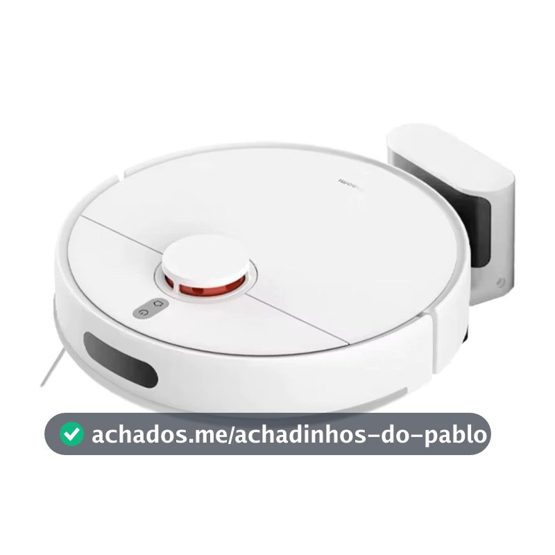 Robô Aspirador Xiaomi S40C - 5.000PA - Robo 3 em 1  Mapeamento Inteligente Bivolt