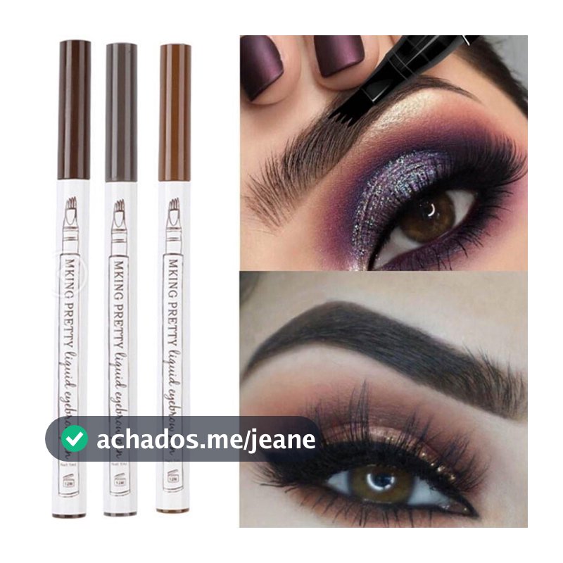Caneta Lapis Henna Efeito Microblading Sobrancelha
