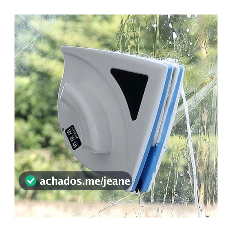 Kit Limpa Vidro Magnético Prático Dupla Face Rodo Mágico Janelas