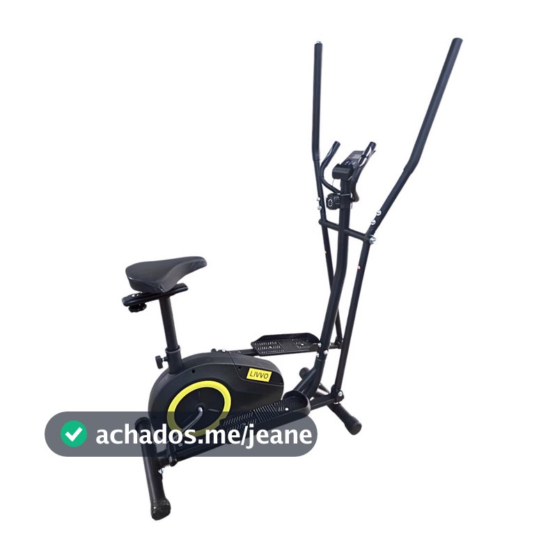 Bicicleta Elíptico Magnético 120 kg Controle de 8 Níveis LV-BEM120 LIVVO