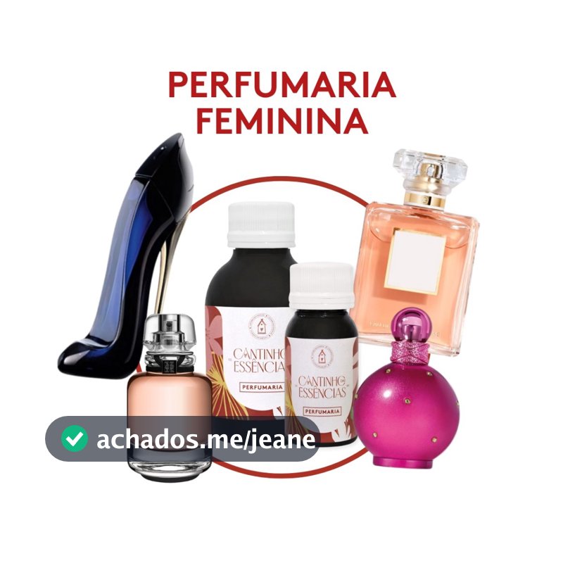 Perfumaria Feminina e Masculina - Essência Contratipo Concentrada
