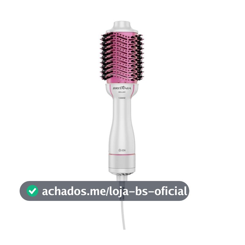 Escova Secadora Britânia 4 em 1 Nanocerâmica 1300W BELLA01