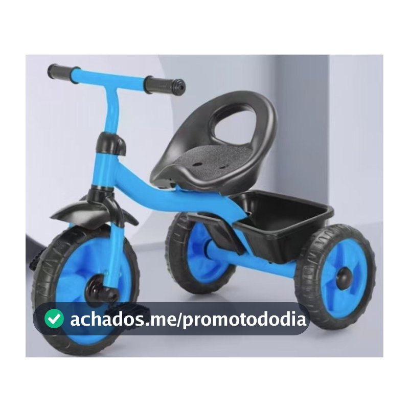 Bicicleta andador triciclo infantil 03 rodas com cestinha--3603