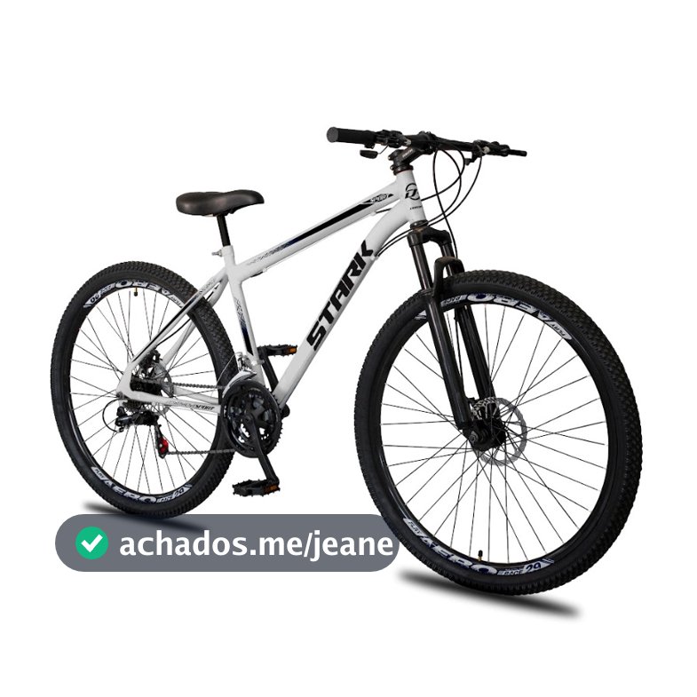Bicicleta Aro 29 Stark Aço Carbono 21 Velocidades Freio à Disco Suspensão Tamanho 18