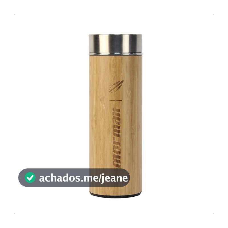 Garrafa Térmica Inox 480ml Mormaii Aço Atividade Inteligente Digital