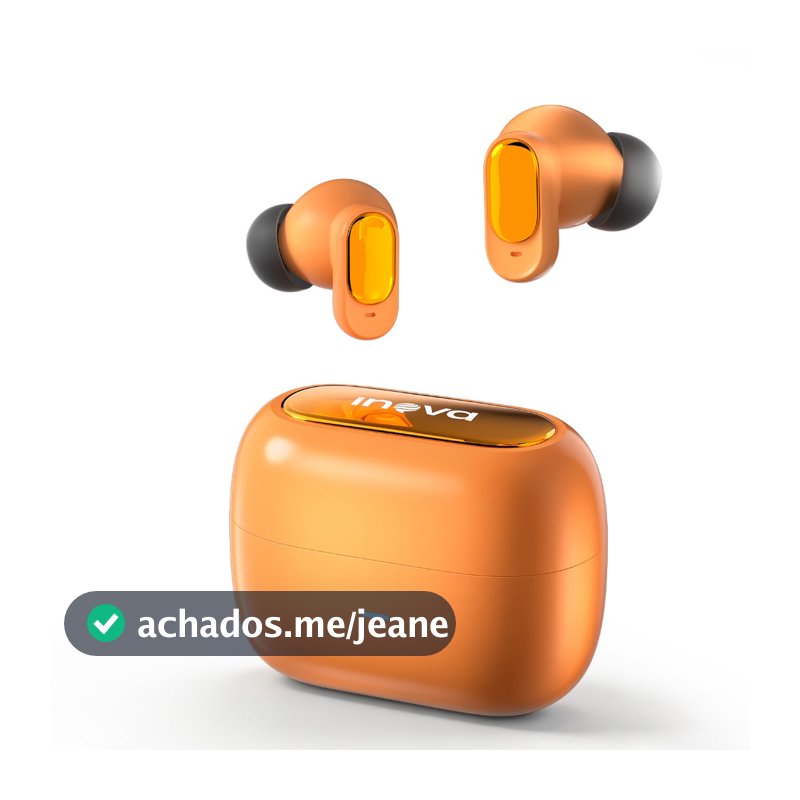 INOVA Fone de Ouvido Bluetooth Sem Fio Longa Duração de Bateria À Prova d’Água Microfone Alta Fidelidade iPhone/Android