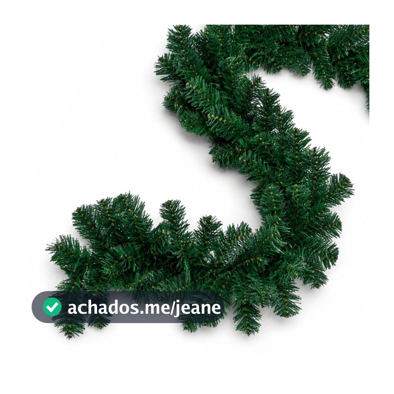 Festão Natal Aramado 1,08 Metros - 80 Galhos - 1 Unidade