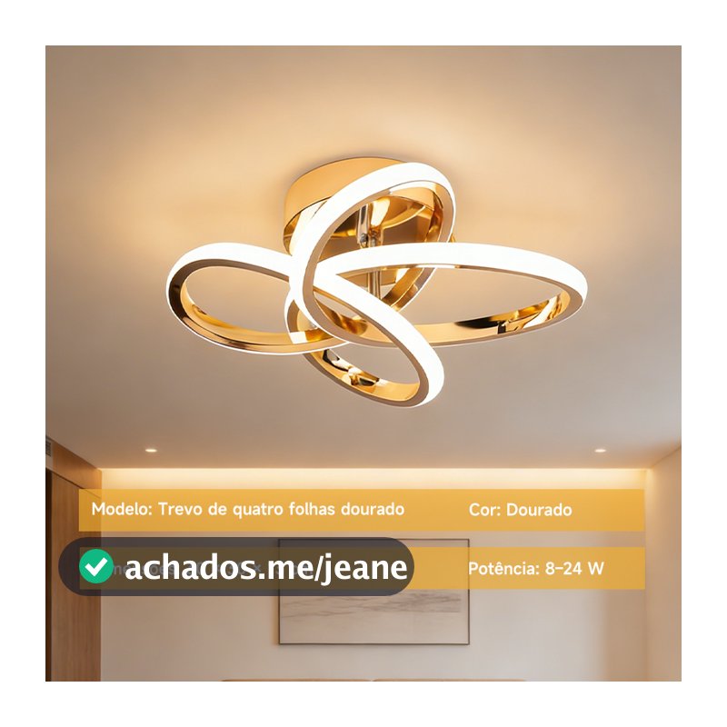3 Cores 1 Lustre Moderno Luz De Teto Led , Adequado Para Corredor , Sala De Estar , Quarto , Cozinha 127V-220V