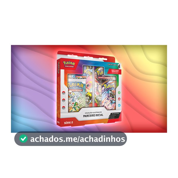 Box Pokémon Parceiro Inicial Série 2 30 anos Pokémon TCG