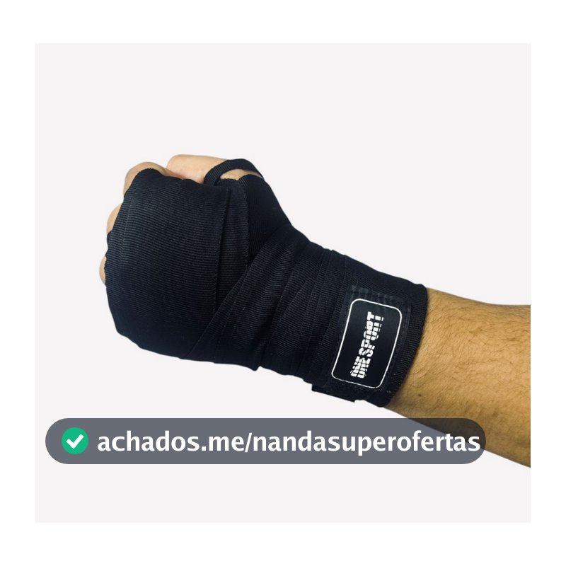 Bandagem Atadura Elástica 1,5mts/2,5mts/3mts/5mts Faixa Muay Thai Boxe MMA