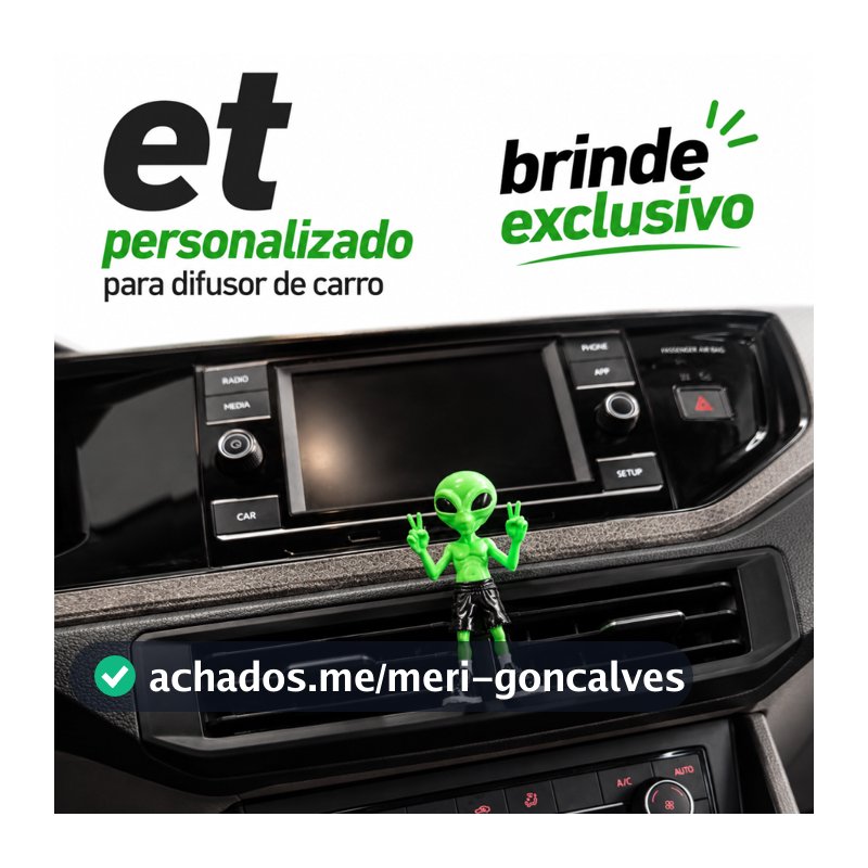 ET Personalizado para Difusor de Carro Alienígena 3D Rodagem