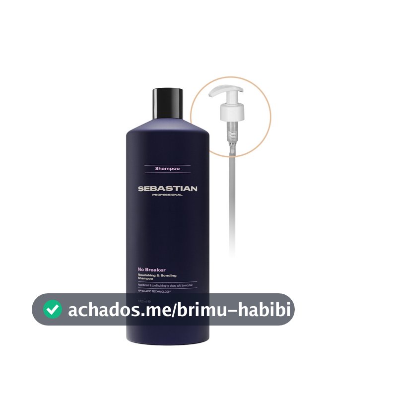 Kit Sebastian Professional No Breaker - Shampoo Litro e Válvula (2 produtos)