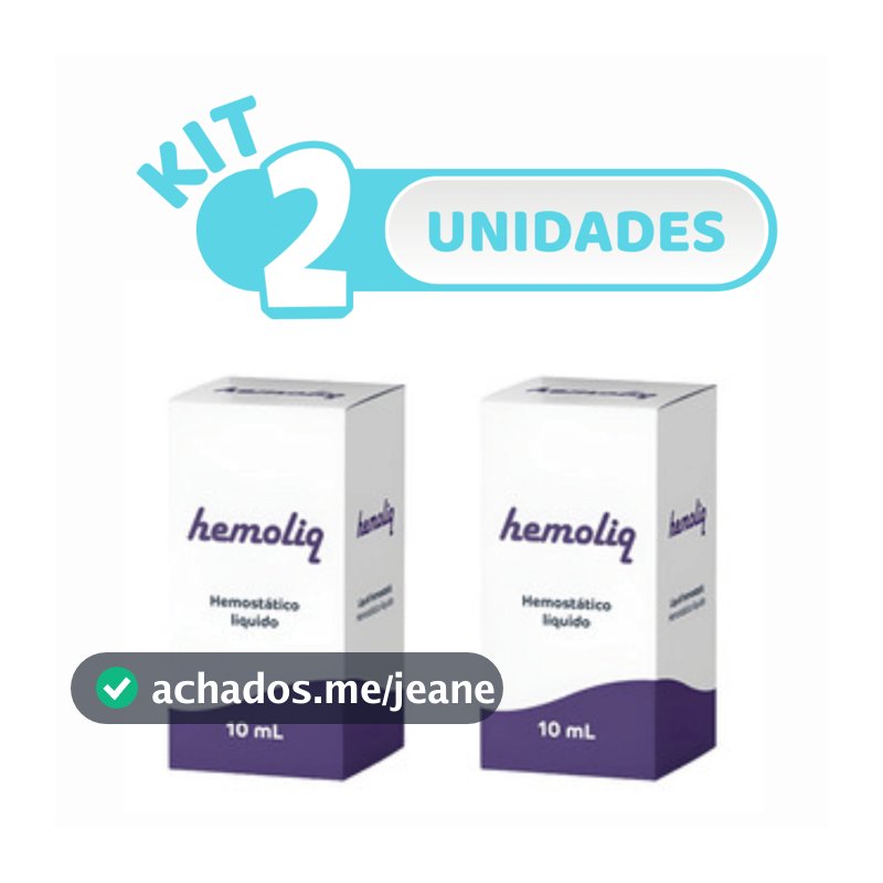 Kit 2 Hemoliq Estanca Sangramento Ação Rápida e Segura Maquira Hemostático Líquido