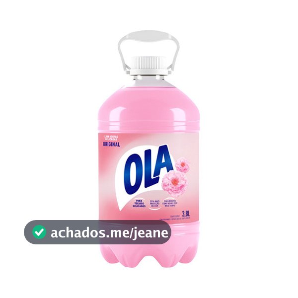 Sabão Líquido Ola Original Para Roupas Finas E Delicadas 3,8