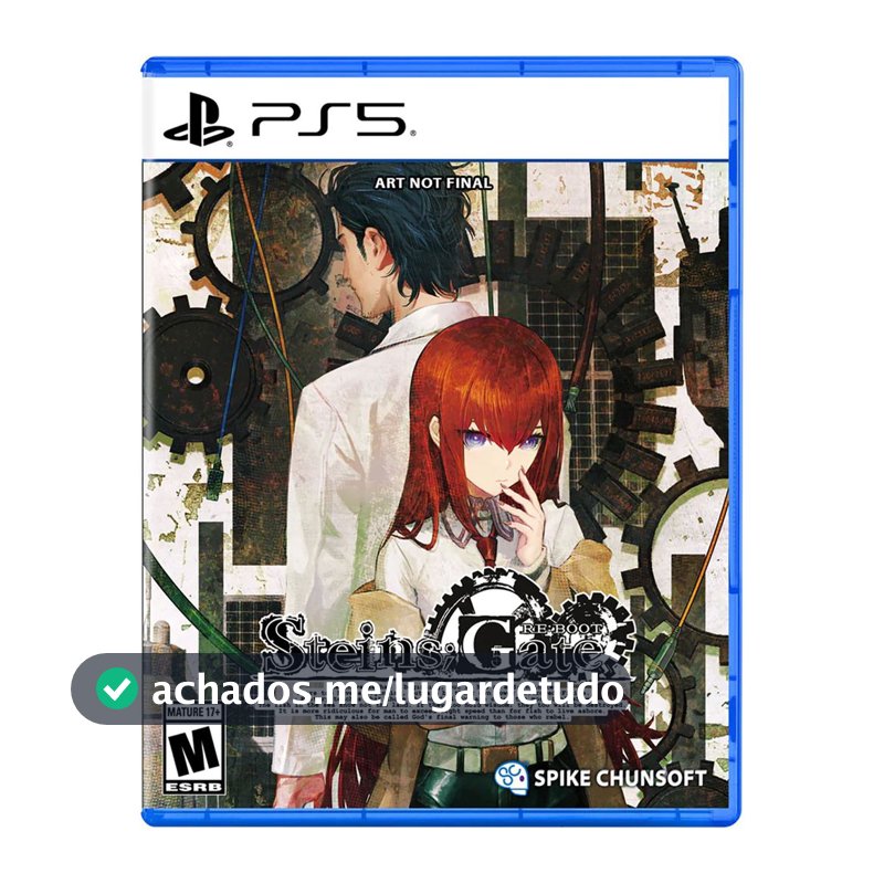 Steins Gate Reboot Steelbook Edition PS5 Midia Fisica