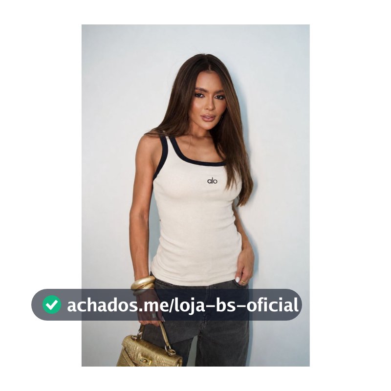 Regata Alo Feminina | Regata Brasil | Blusa Canelada Feminina