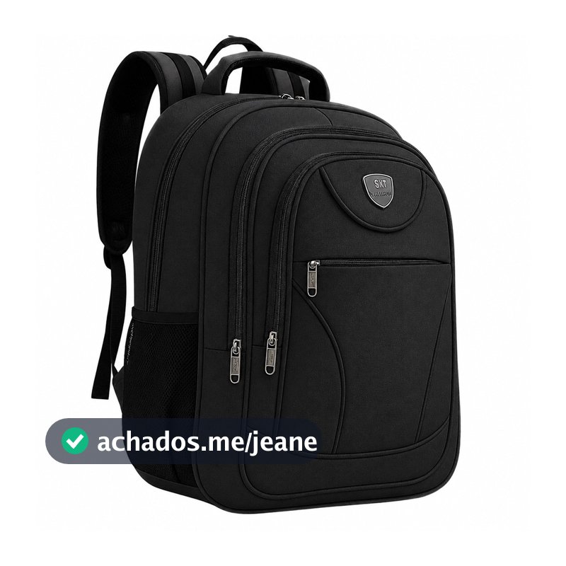 Mochila Grande Reforçada Impermeável Notebook Masculina Feminina Escola Trabalho