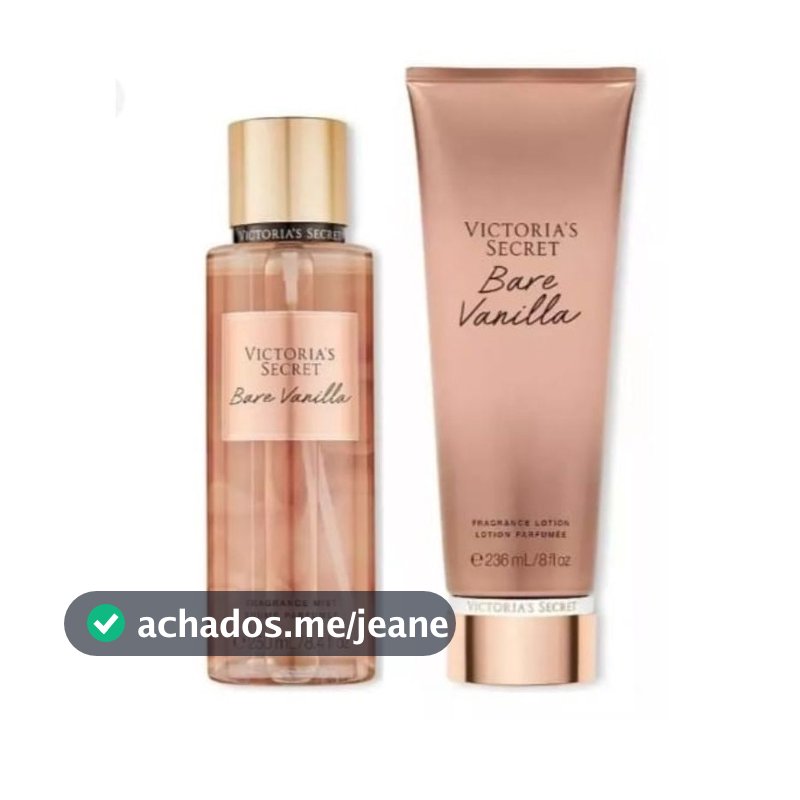 Kit Hidratante mais  body splash Baunilha