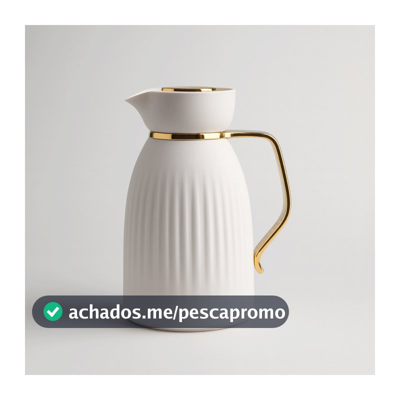 Garrafa Térmica Café 1 Litro Click Abre e Fecha Premium