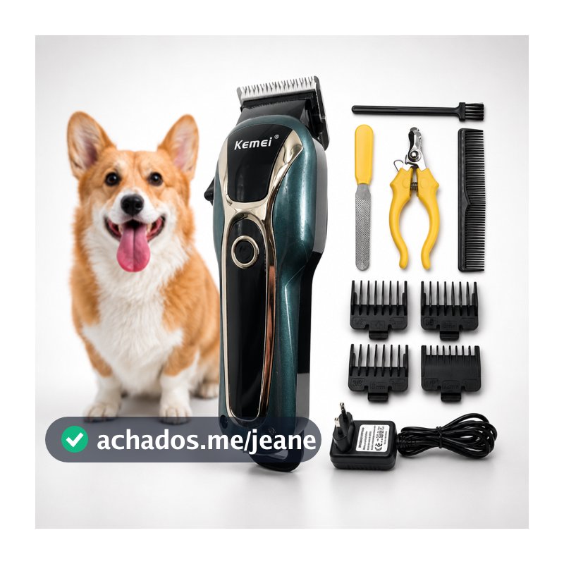 Máquina Tosa De Pet Profissional Kemei 1991 Bivolt