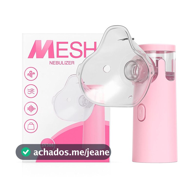 Máquina Nebulizadora Portátil Inalador Nebulizador Adulto Infantil Silencioso