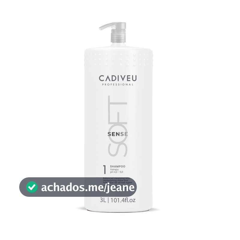 Professional Soft Sense Shampoo 3 Lts Cadiveu