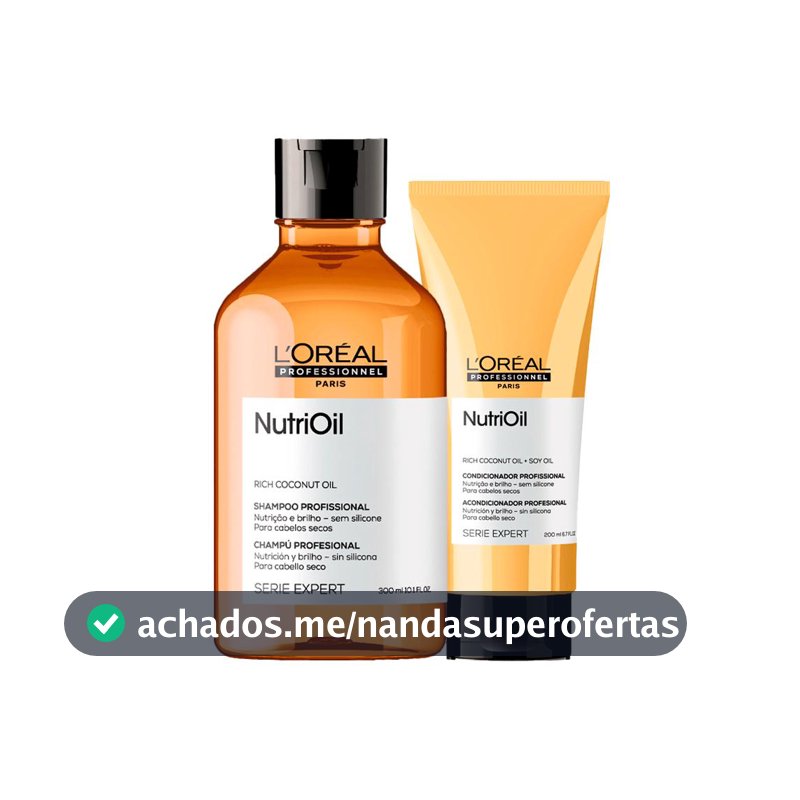 Kit L'Oréal Professionnel Serie Expert NutriOil - Shampoo 300 e Condicionador
