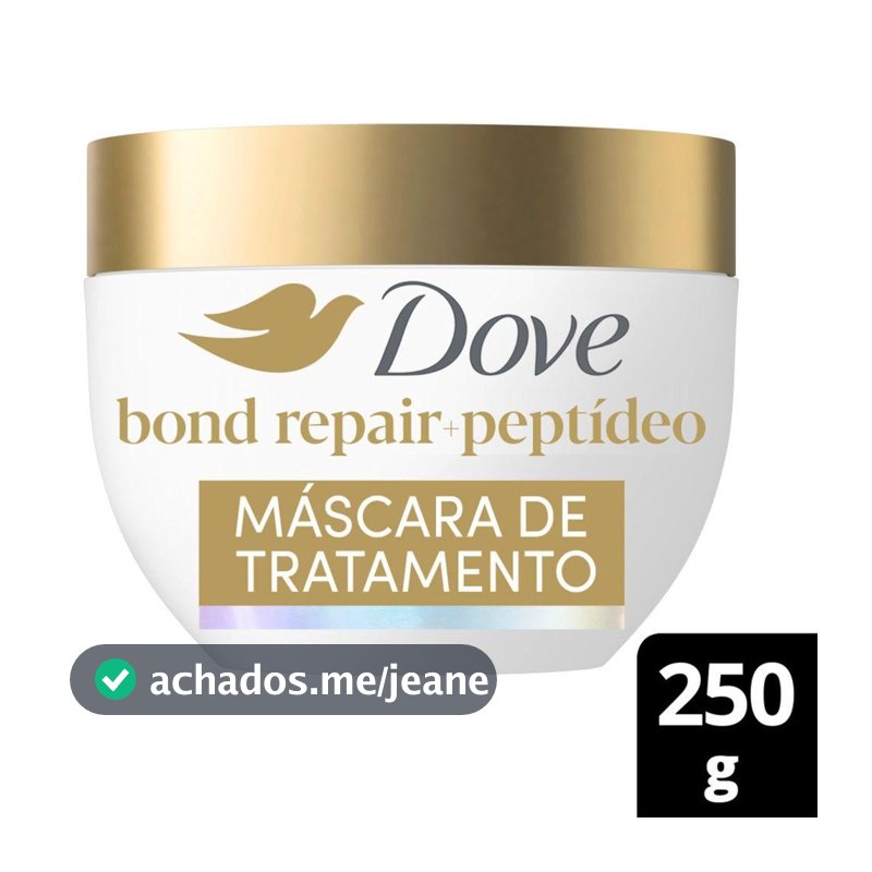Máscara Capilar 10 em 1 Dove Bond Intense Repair + Peptídeo 250g
