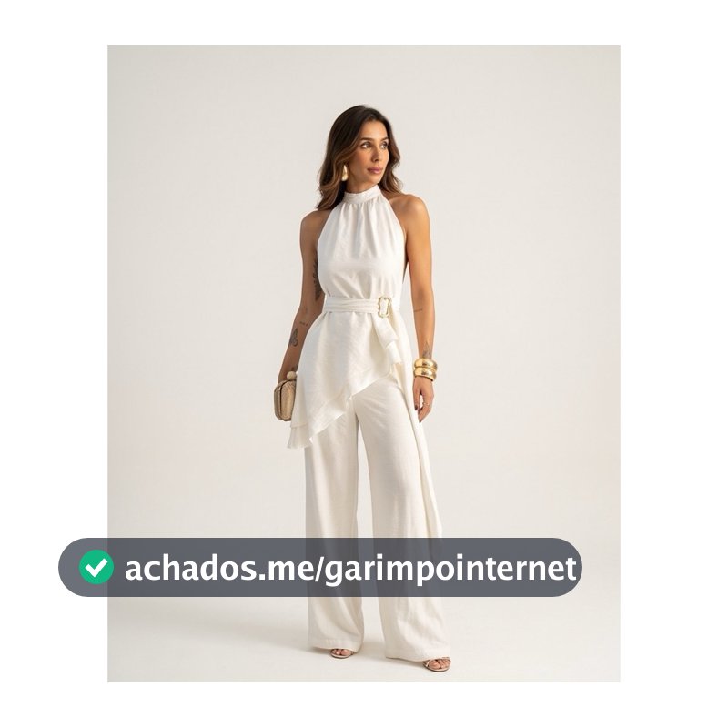 Conjunto Feminino Gola Chocker com CINTO