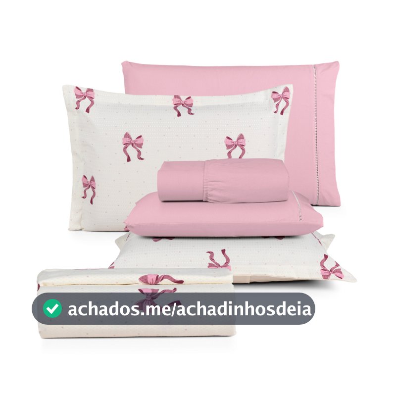 Kit 6 Peças Cobre leito + Jogo de lençol 100% Algodão Percal 180 fios Tecido Piquet e Fronhas Ponto palito