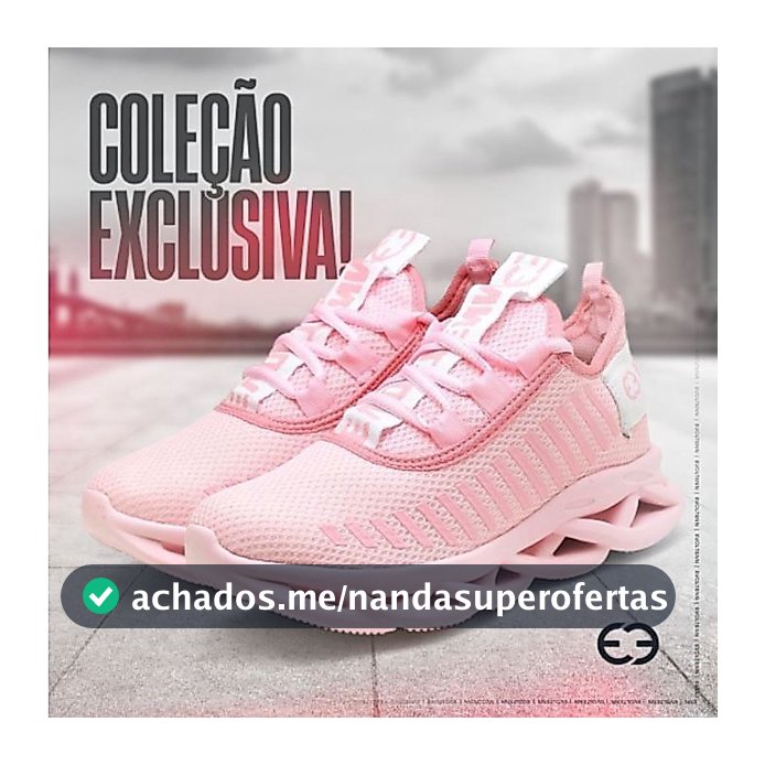 Tênis Para Caminhada Feminino Academia Trança Confortável Leve Novidade