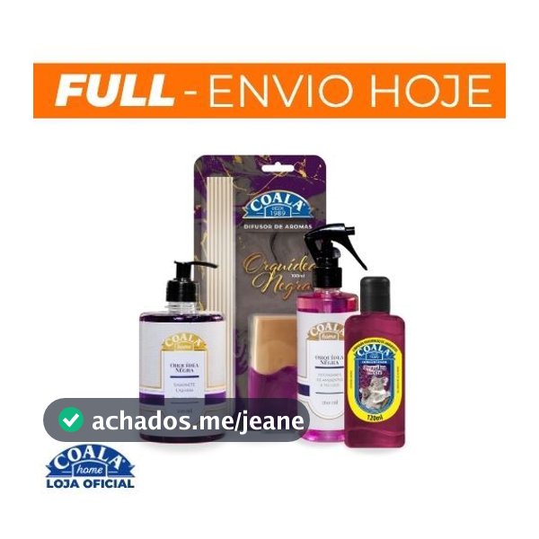 Kit Coala Home Orquidea Negra - 4 Itens
