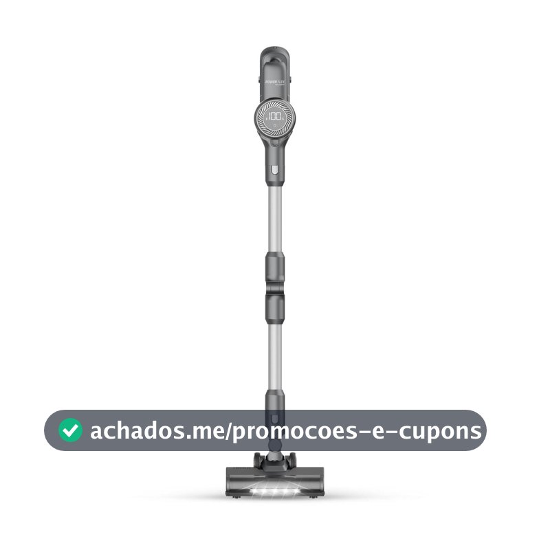 Aspirador de pó vertical sem fio 2 em 1 Power Flex Polishop