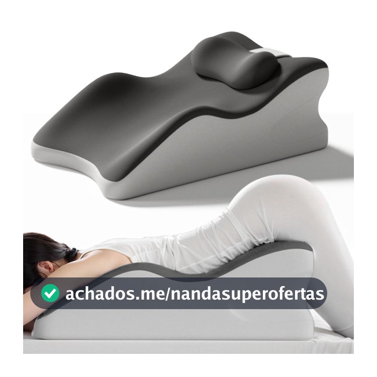 Travesseiro de dormir multifuncional, Design ergonômico, alívio do estômago, ácido, refluxo, casal, gravidez, espuma de