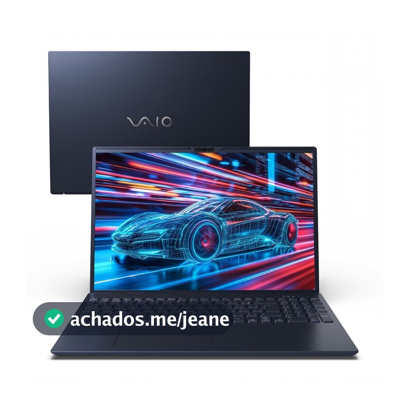 Notebook VAIO FE16 AMD Ryzen 7-5825U Linux 16GB RAM 256GB SSD 16" IPS WUXGA Antirreflexo - Cinza