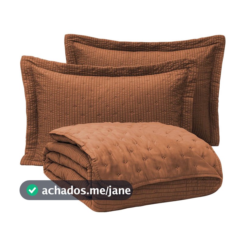 Kit Cobre Leito 3 Peças Percal 300 Fios Dupla Face Texturizado