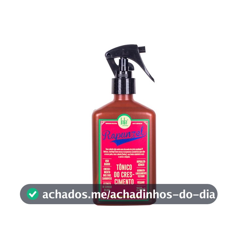 Lola Cosmetics Rapunzel Tônico Capilar de Crescimento 250ml