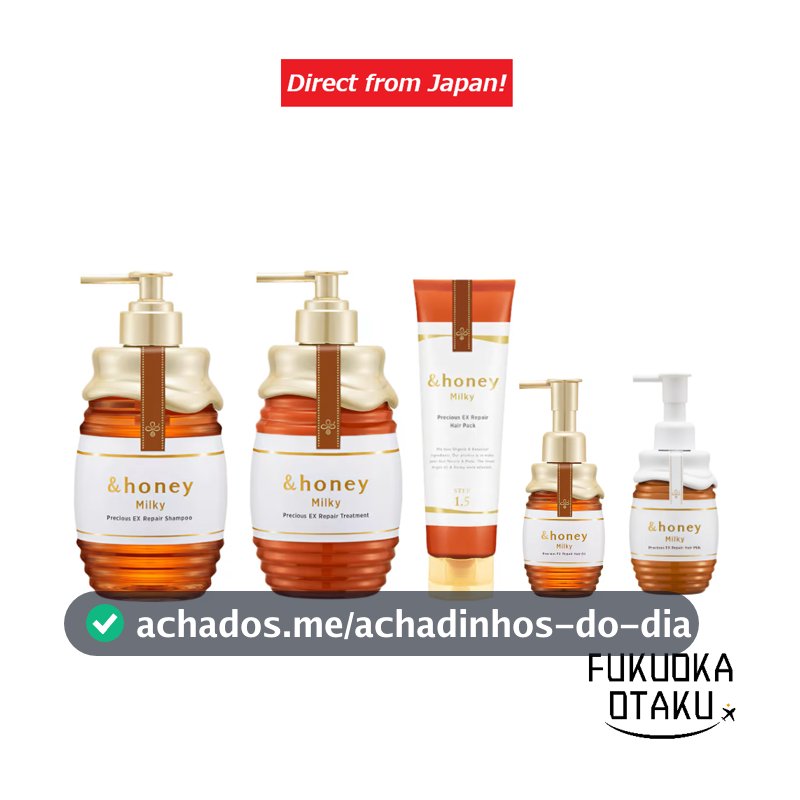 &honey Milky Precious EX Repair Shampoo/Condicionador/Máscara/Óleo Capilar/Leite【Direto do Japão】