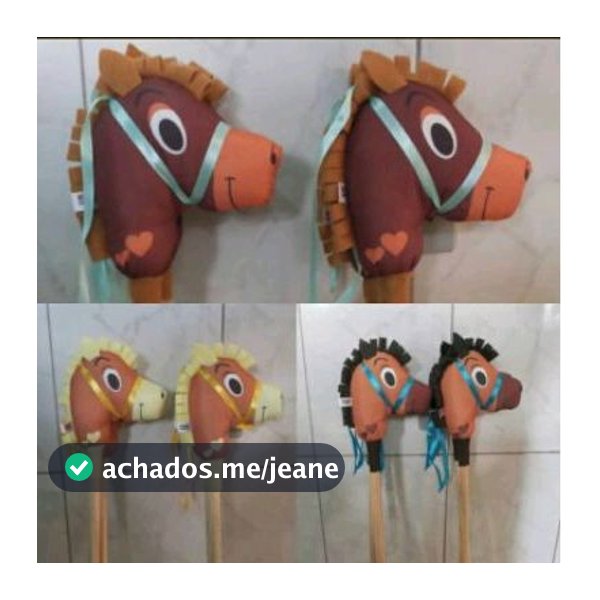 10 Cavalinhos de Pau  - 75cm - Fazendinha