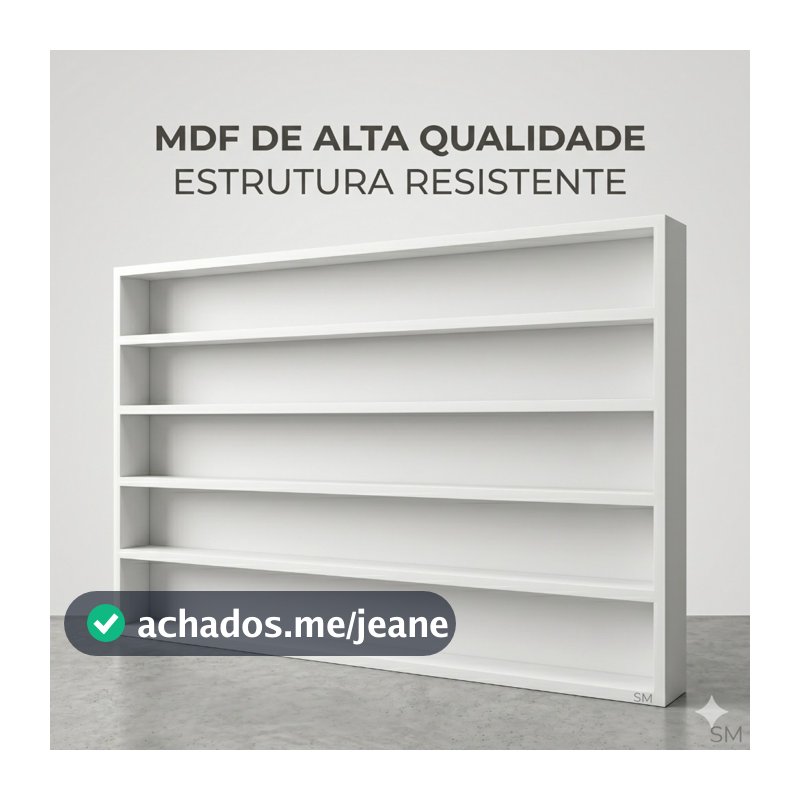 Expositor esmaltes multiuso com fundo 90x60x6 MDF