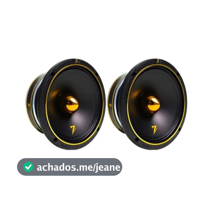 Par De Alto Falante Zetta Audio 340rms 6 Polegadas 4 Ohms