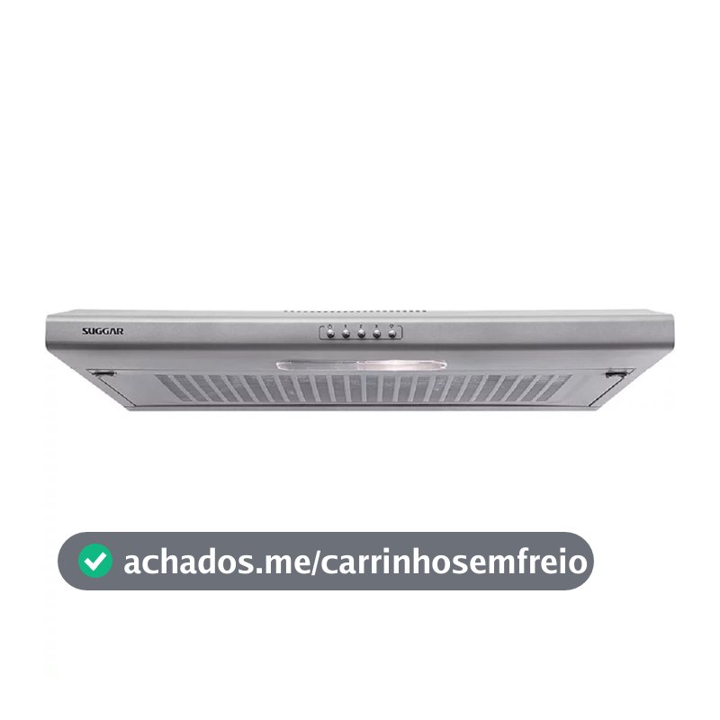 Depurador De Ar Slim 60 Cm C/ Manta Prata 127V Di601Pr - Suggar