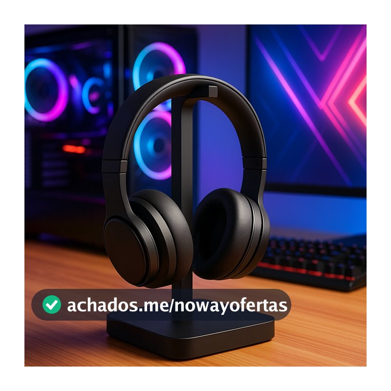 Suporte de Mesa para Fone Headset Controle Gamer Universal Elegante Minimalista