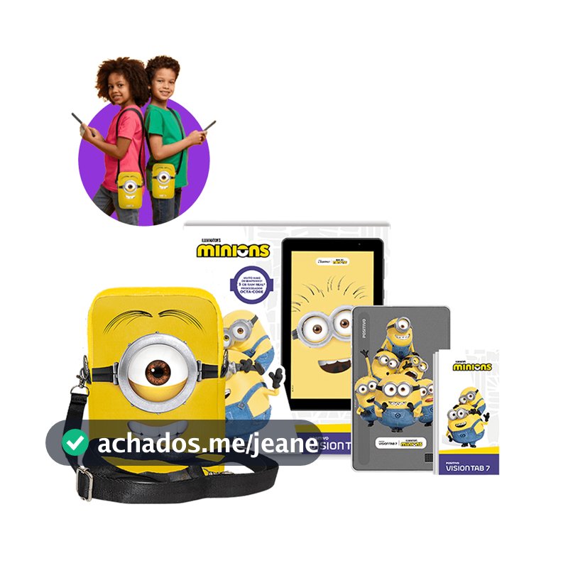 Tablet Positivo Vision TAB 7 Minions Octa Core 3GB 64GB 7”