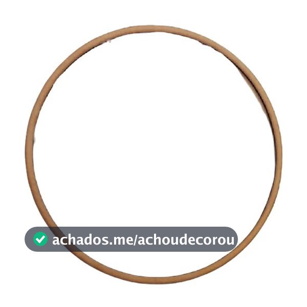 Kit Aros Mdf Cru 35cm diâmetro 6mm 1,5 cm Largura Guirlanda Moldura
